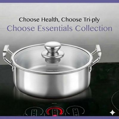 Zinel Stainless Steel Saute Pot 28cm