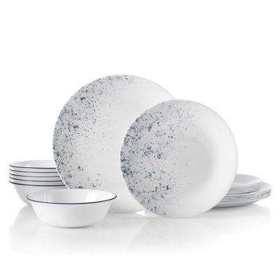  Corelle Indigo Speckle 18pc Dinner Set