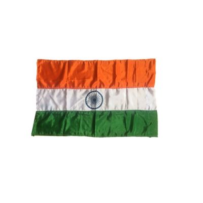 Medium India Flag- Satin Material