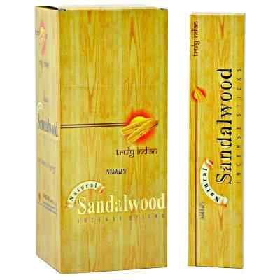 Nikhil's Sandalwood Premium Masala Incense Sticks Pak Of 12
