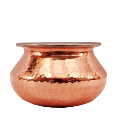 St Copper Punjabi Handi No 3