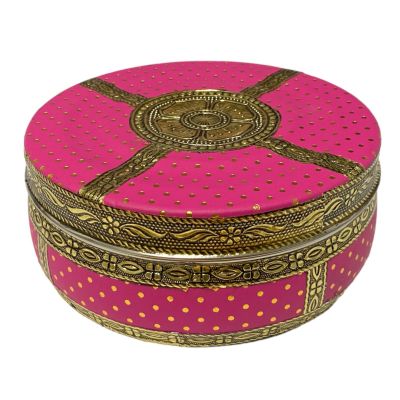 Decorated Dabba Big No 7 - Pink