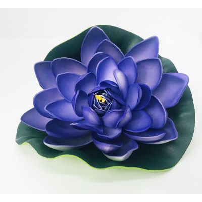 Floating Lotus Flower - Large - Purple - Single