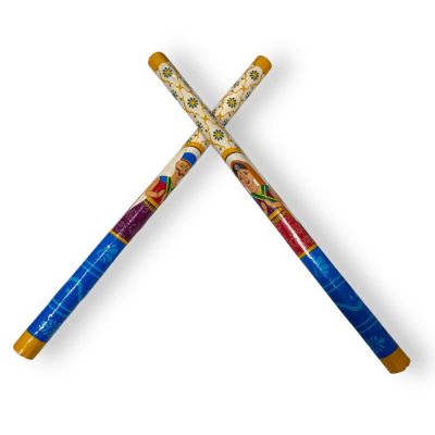 Dandiya (Dancing Sticks) Wooden - Raja Rani