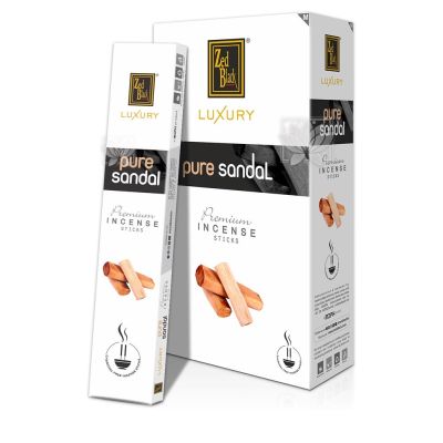 Zed Black Pure Sandal Incense Sticks (Pack Of 12)