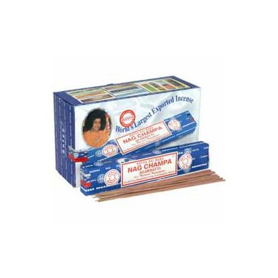 Satya Sai Baba Nag Champa Incense Agarbatti (Pack of 12)