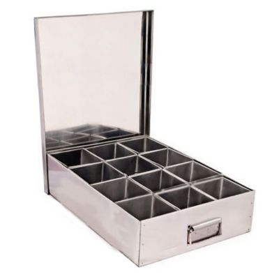 Commercial Spice Box With Lid - 12 Containers