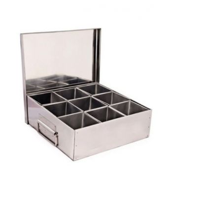 Commercial Spice Box With Lid - 9 Containers