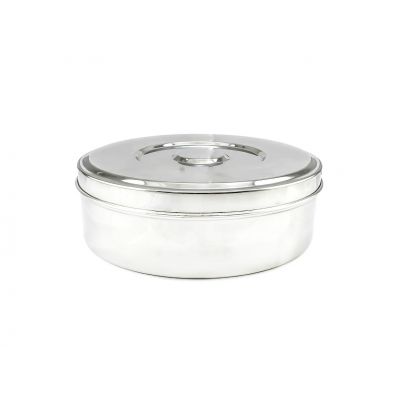 Stainless Steel Puri Dabba 10 With Stainless Steel Lid