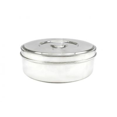 Stainless Steel Puri Dabba 11 With Stainless Steel Lid