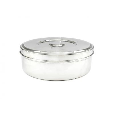 Stainless Steel Puri Dabba 12 With Stainless Steel Lid