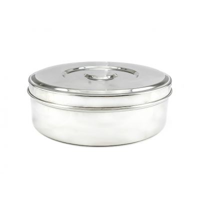 Stainless Steel Puri Dabba 13 With Stainless Steel Lid