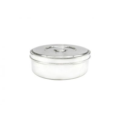 Stainless Steel Puri Dabba 6 With Stainless Steel Lid