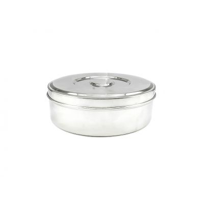 Stainless Steel Puri Dabba 7 With Stainless Steel Lid