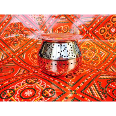 Stainless Steel Garba With Cover