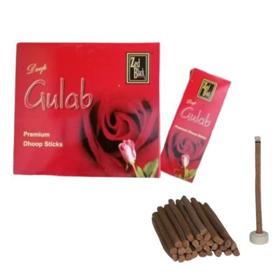 Gulab Premium Dhoop Sticks Pack Of 12