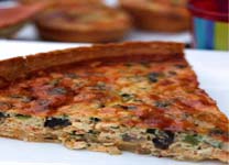 Crab and Parmesan Cheese Tart