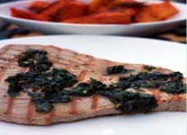 Fresh Tuna Steaks in a Minty Sauce