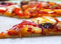 Goats Cheese Pizza with a Sweet Onion Chutney Topping