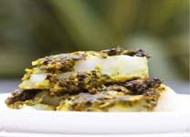 Baked Fish with a Coriander Topping