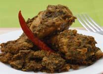 Chicken Niblets (Wings) in a Green Sauce