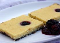 Oreo and Blackberry Cheesecake Squares