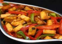 Quick Chilli Paneer Stir Fry