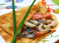 Seafood Pancakes