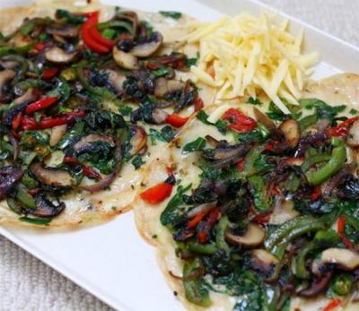 Vegetable and Coriander Pancakes