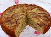 Warm Apple and Nut Cake
