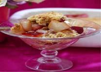 Warm Autumn Fruit Crumble