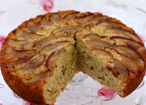Warm Apple and Nut Cake